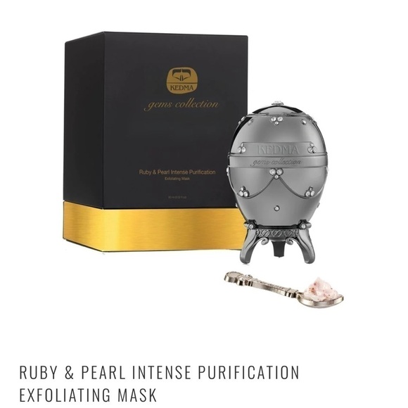 KEDMA Swarovski Crystals Egg Ruby & Pearl Intense Purification- Exfoliating Mask - Picture 1 of 10